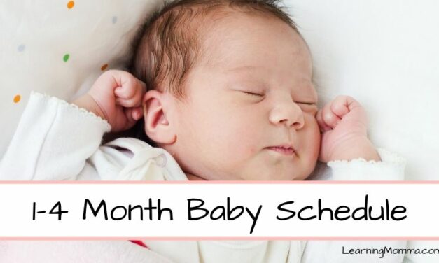 1-4 Month Old Baby Feeding And Sleeping Schedule