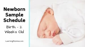 babywise newborn feeding schedule & sleep routine