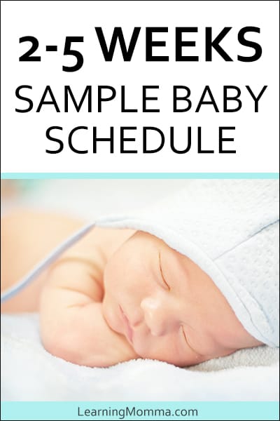 Newborn Breastfeeding Schedule Week By Week (Weeks 2-5)