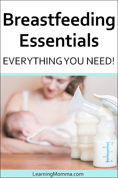 list of what I need to breastfeed