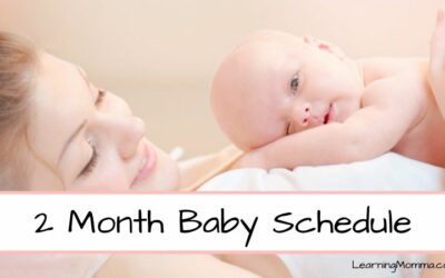 2 Month Old Baby Schedule – Weeks 6-10 Sample Routine