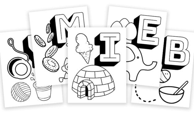 Free Printable Coloring Pages – Alphabet Learning With Objects