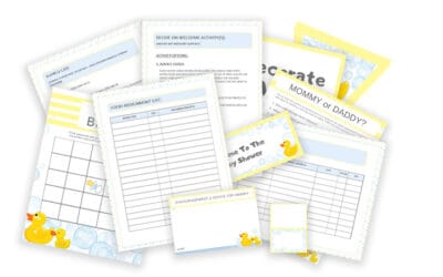 How To Plan A Baby Shower | The Complete Printable Baby Shower Kit