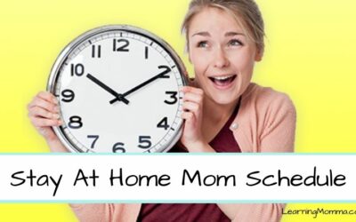 Stay At Home Mom Schedule Sample – My Routine With A 1 & 3 Year Old