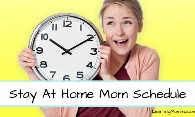 Stay At Home Mom Schedule Sample – My Routine With A 1 & 3 Year Old