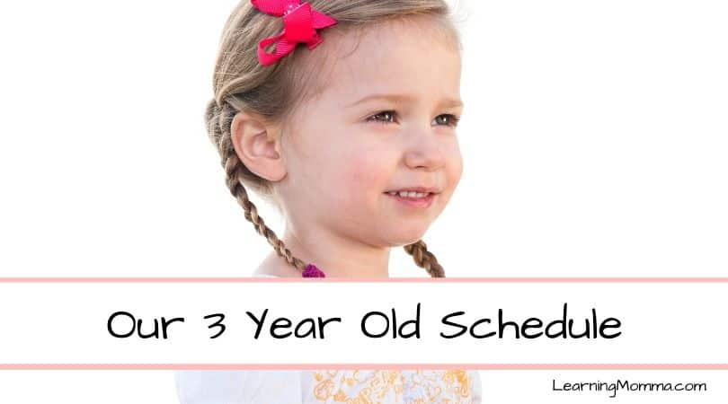 Our 3 Year Old Schedule – Daily Sleep, Activity, Meals & More!