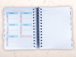 planner open to task planning page