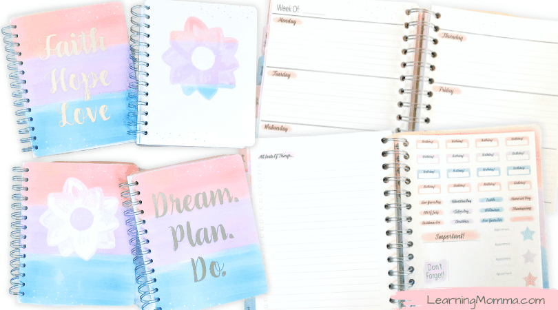 New! Planners For Women – Watercolor Designs