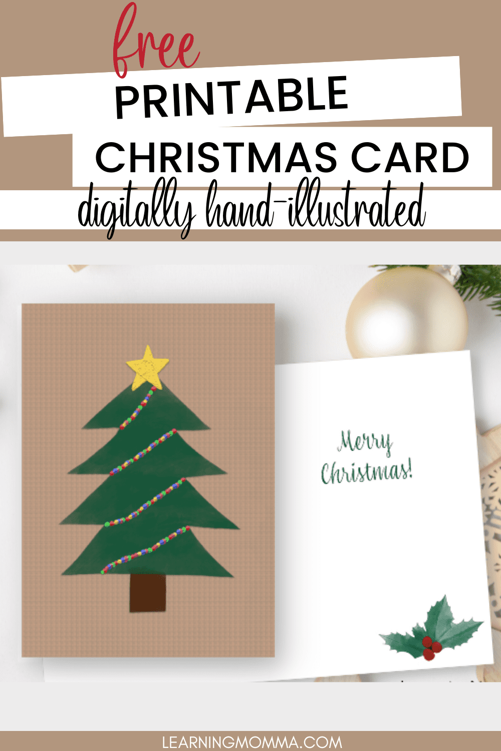 free-printable-christmas-card-with-christmas-tree-holly